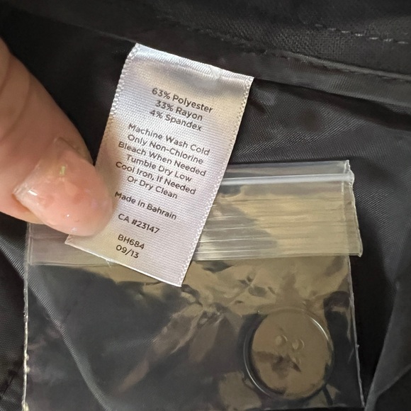 NWT Talbots Heritage Trousers 12 Black - Picture 7 of 8